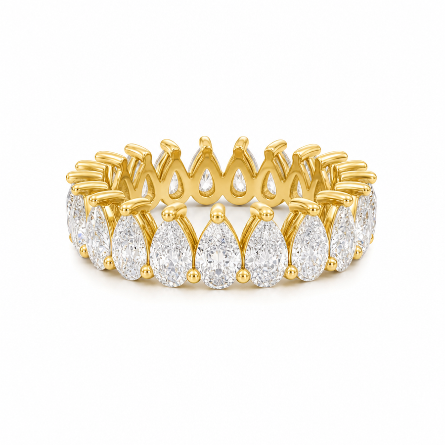 Pear Basket Eternity Band