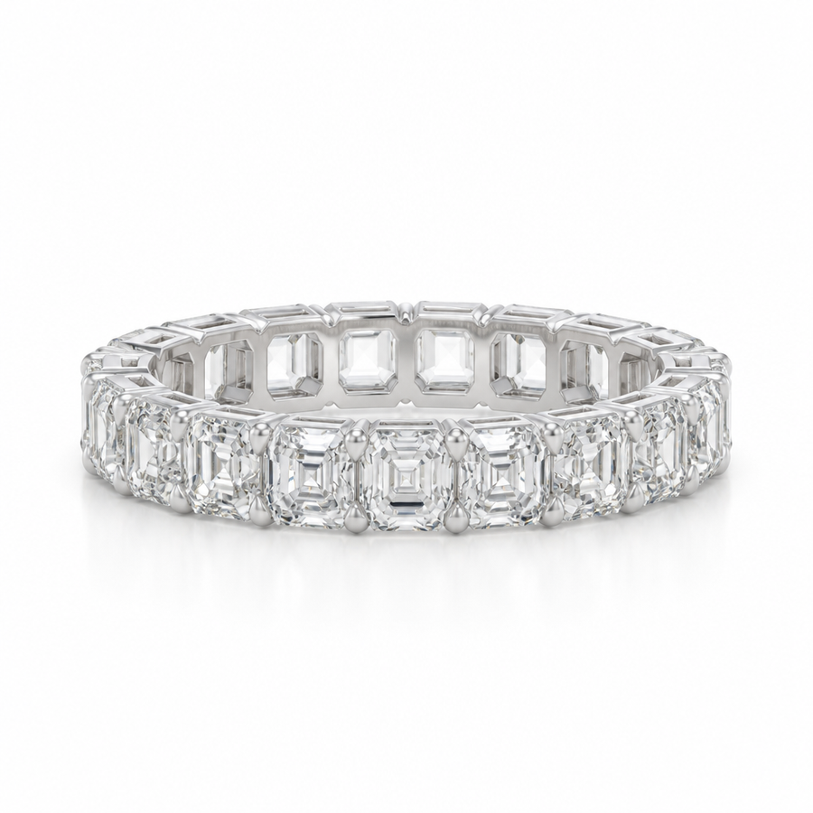Classic Asscher Eternity Ring