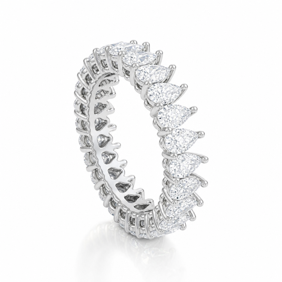 Pear Basket Eternity Band