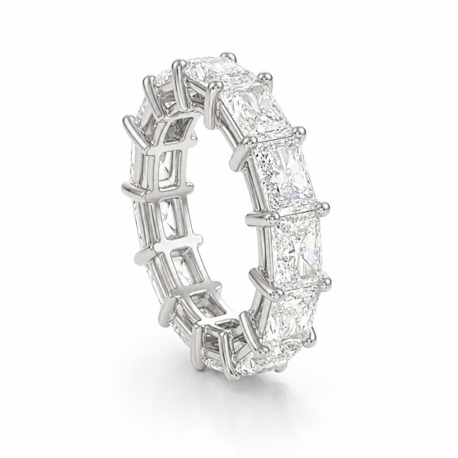 Horizontal Radiant Eternity Band
