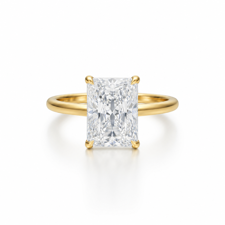 Radiant Classic Cathedral Ring