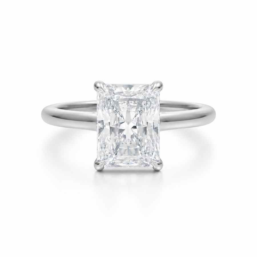 Radiant Classic Cathedral Ring