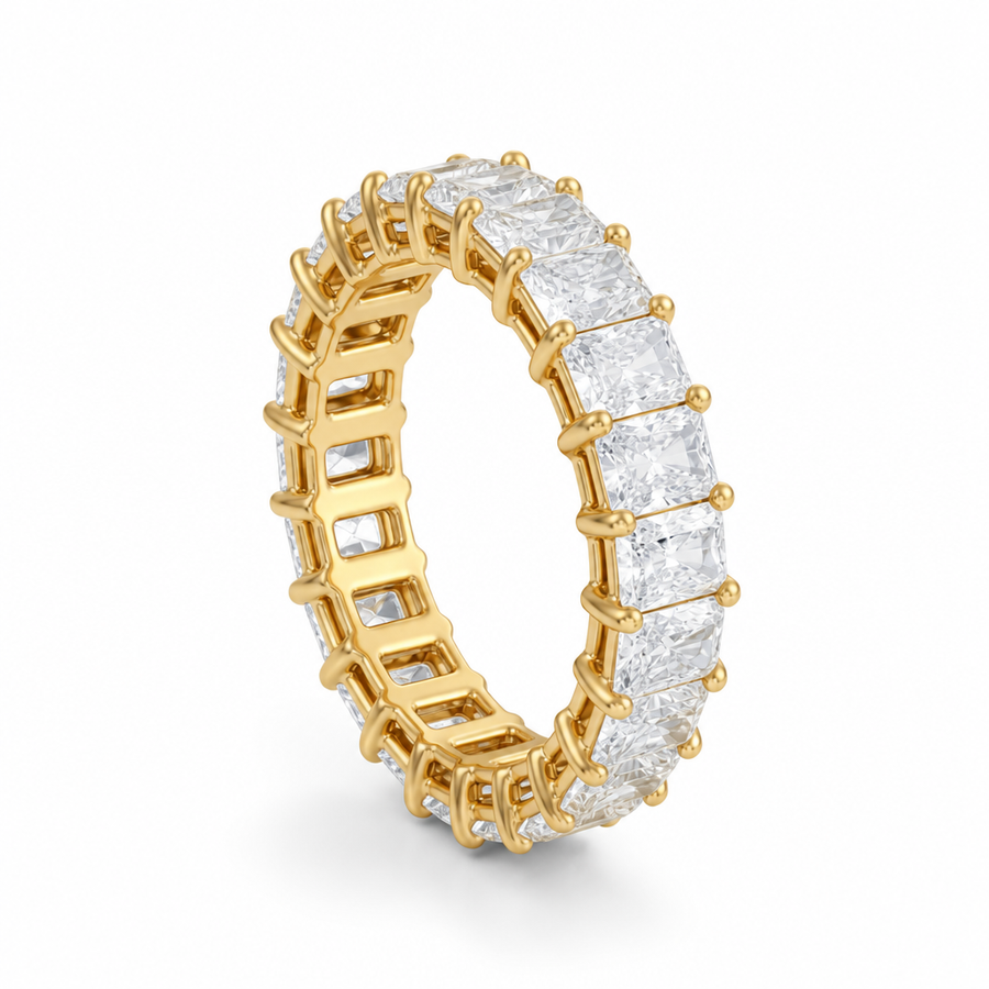 Radiant Basket Eternity Band