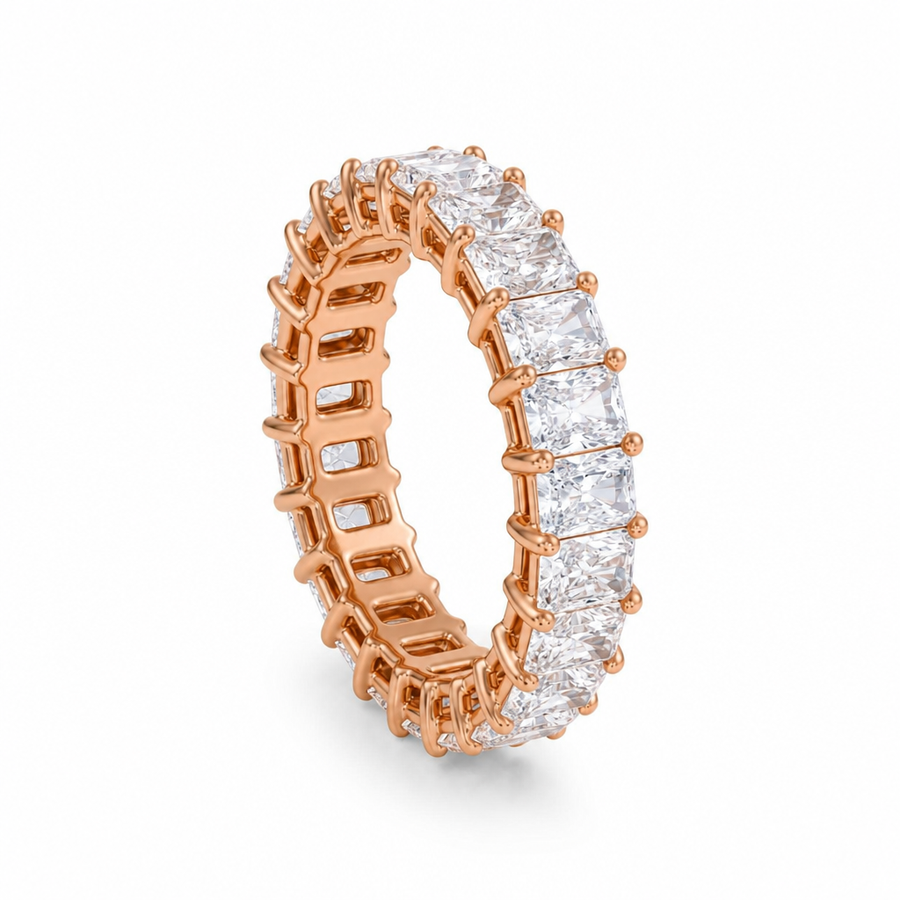 Radiant Basket Eternity Band