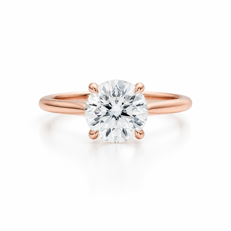 Round Classic Cathedral Ring