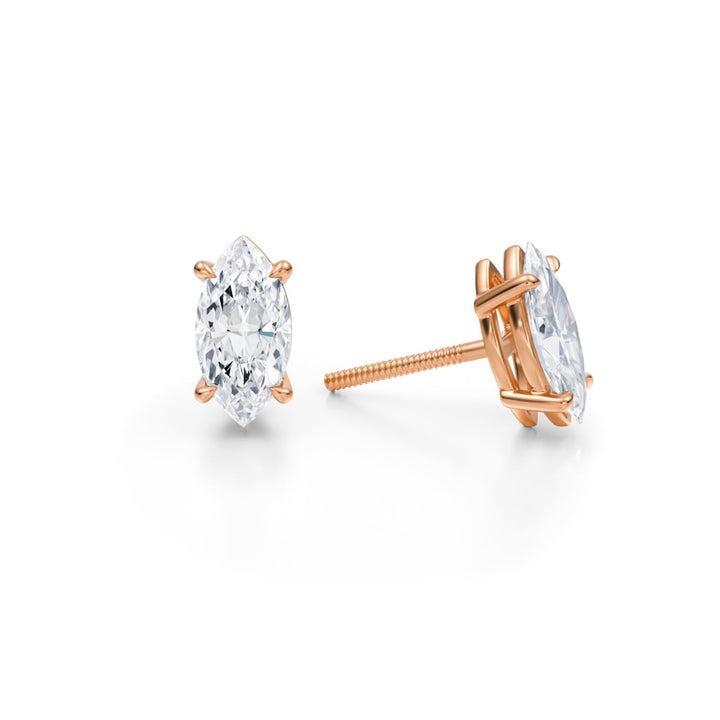 Marquise Stud Earrings