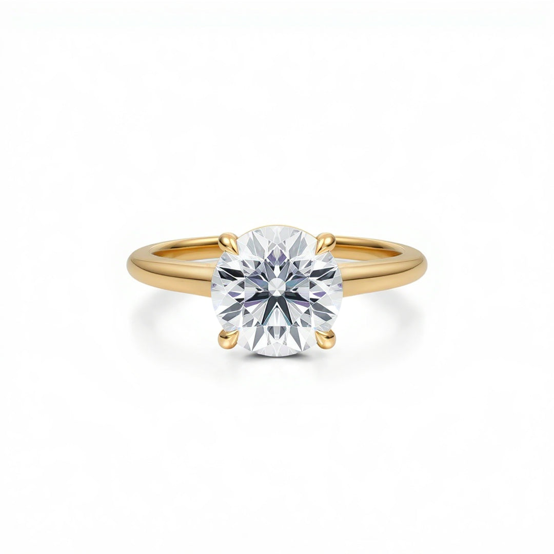 Round Classic Cathedral Ring