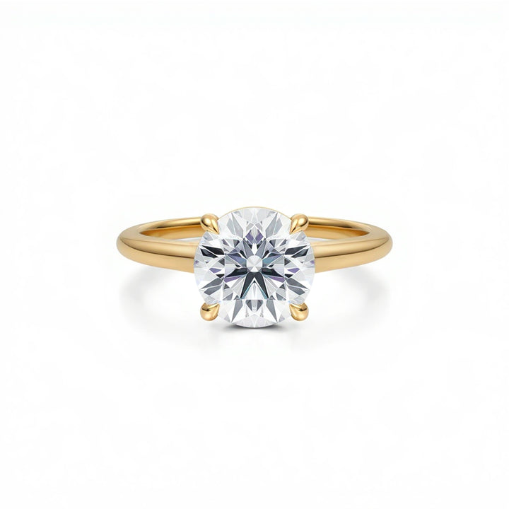 Round Classic Cathedral Ring