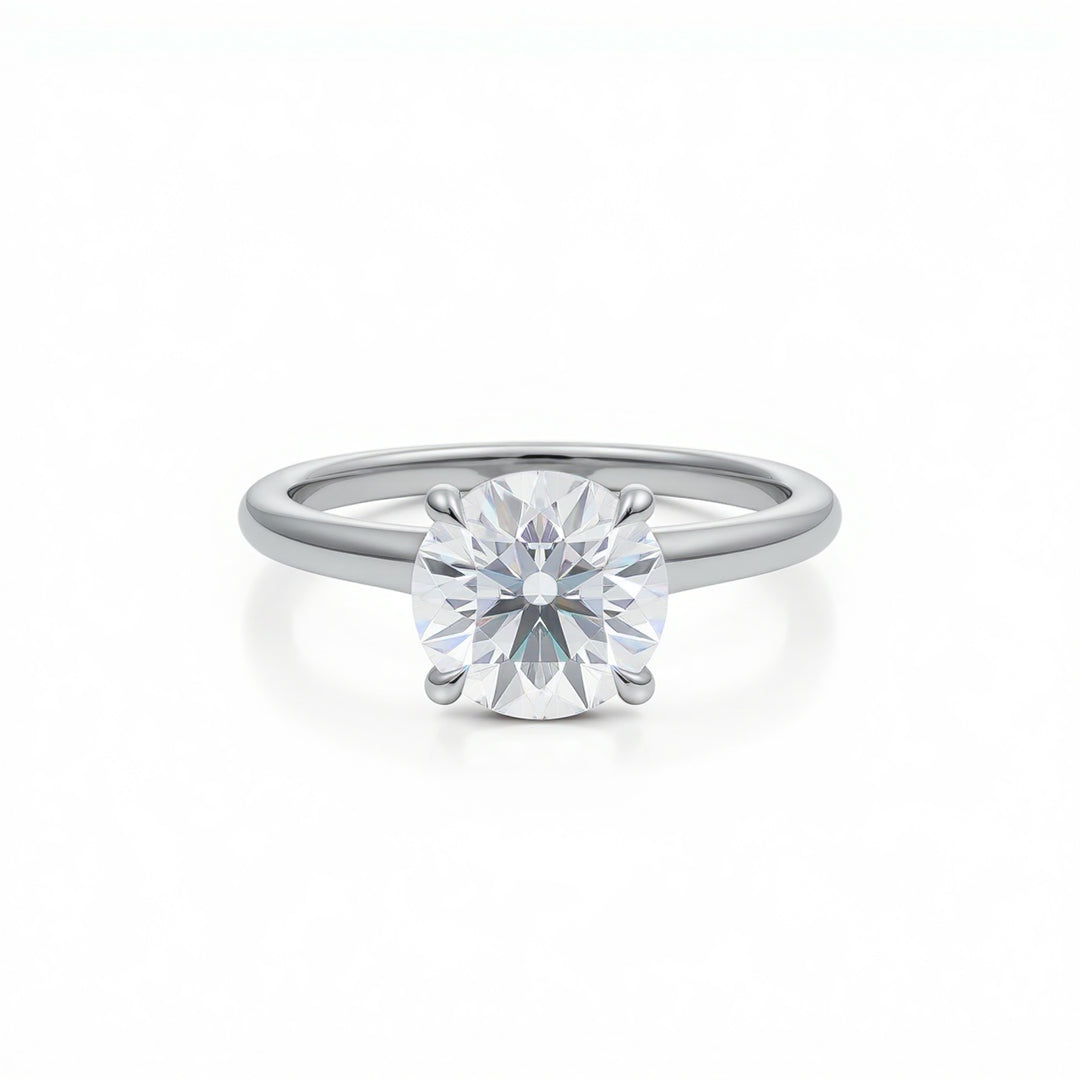 Round Classic Cathedral Ring