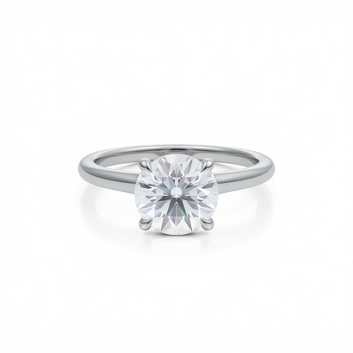 Round Classic Cathedral Ring