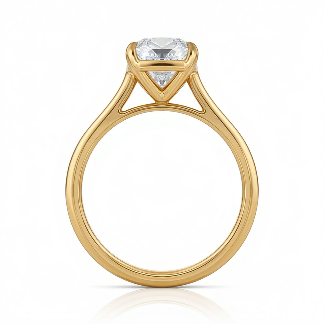 Round Classic Cathedral Ring