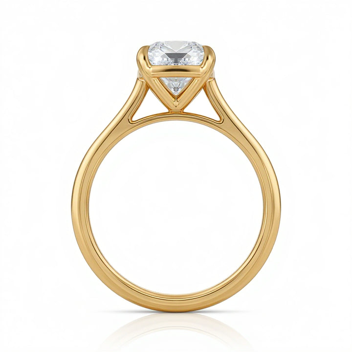 Round Classic Cathedral Ring