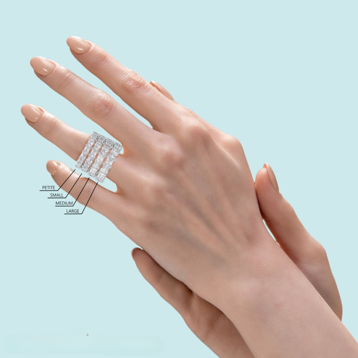 Radiant Eternity Band - Horizontal