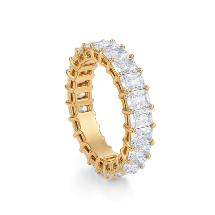 Radiant Eternity Band - Vertical