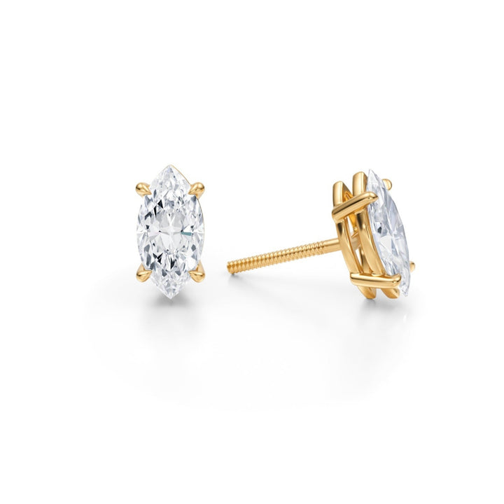 Marquise Stud Earrings
