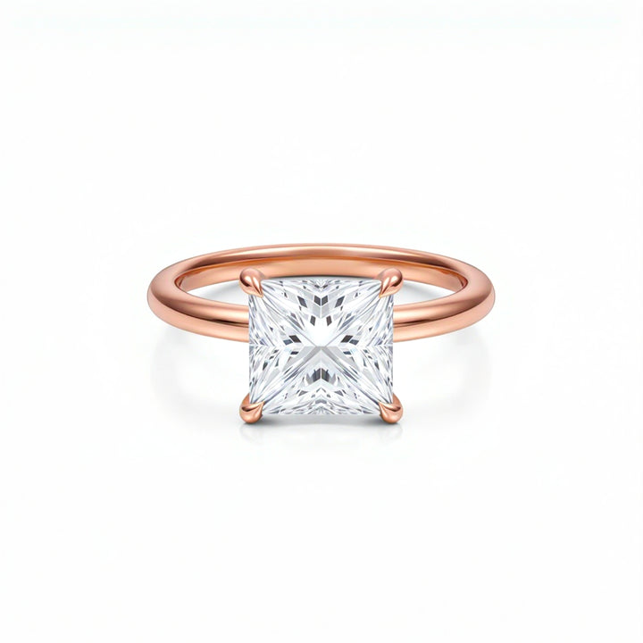 Princess Classic Open Solitaire Ring
