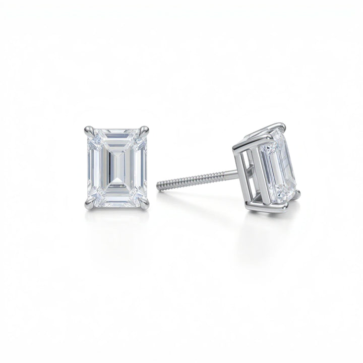 Emerald Stud Earrings