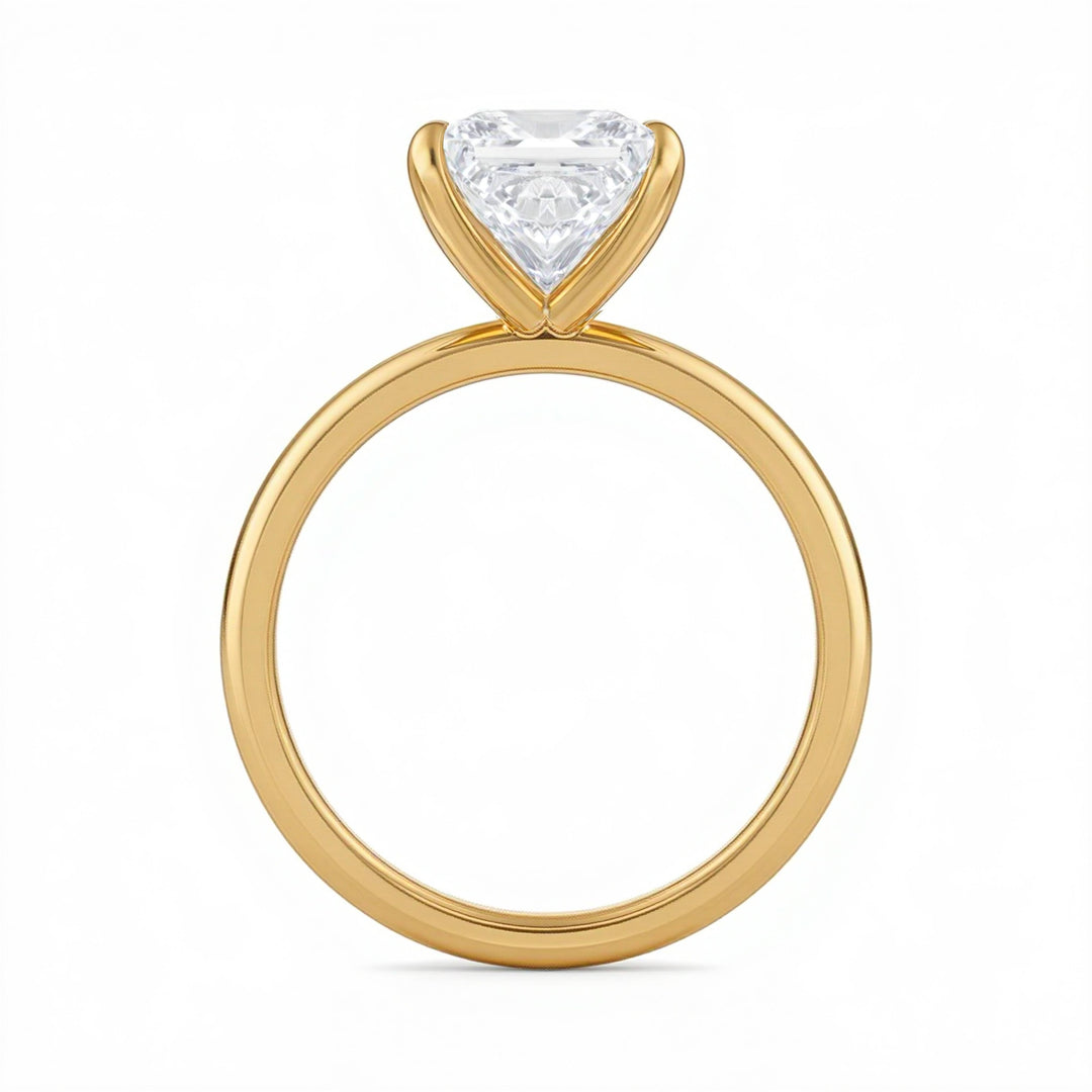 Princess Classic Open Solitaire Ring