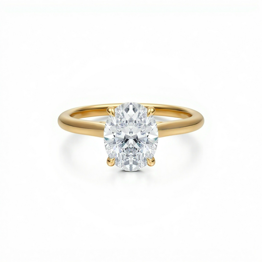 Oval Classic Cathedral Ring