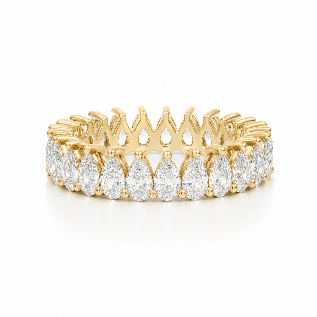 Pear Basket Eternity Band