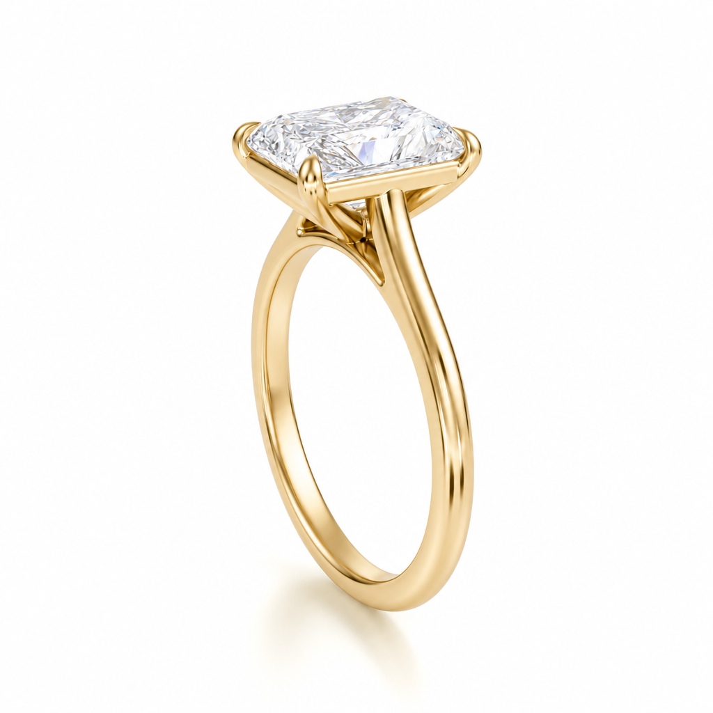 Radiant Classic Cathedral Ring