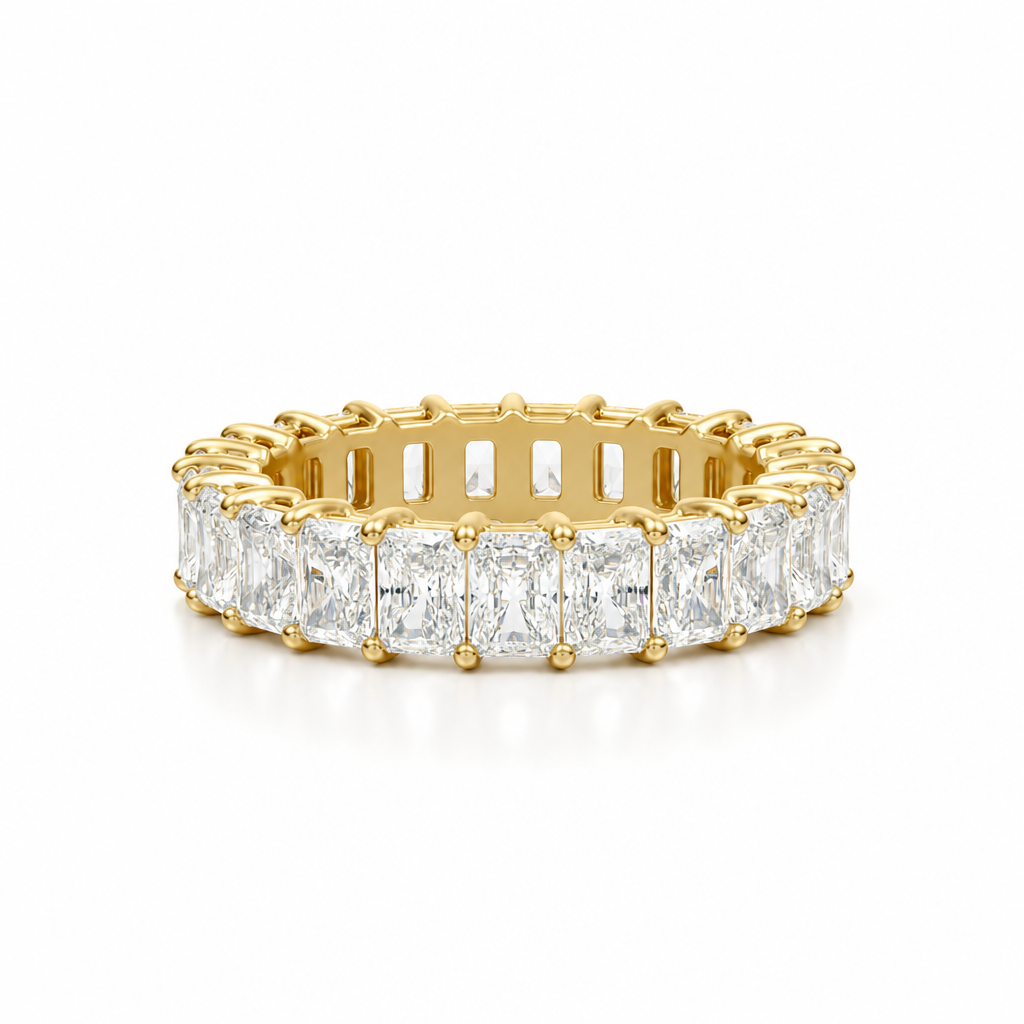 Radiant Basket Eternity Band