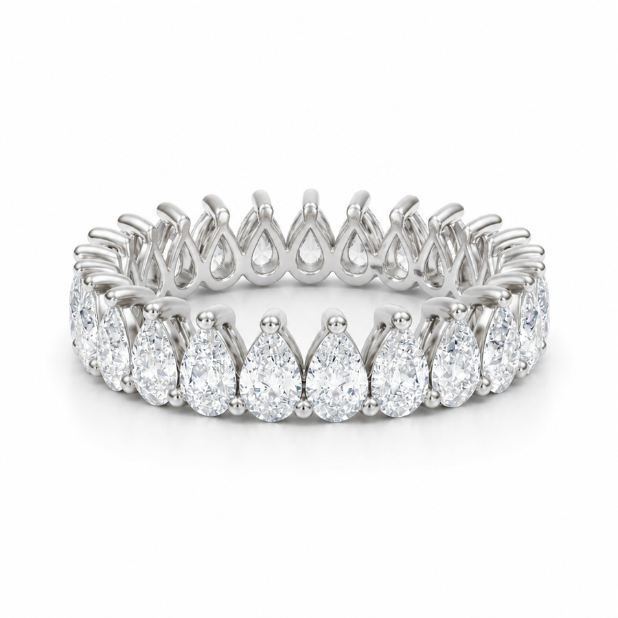 Pear Basket Eternity Band
