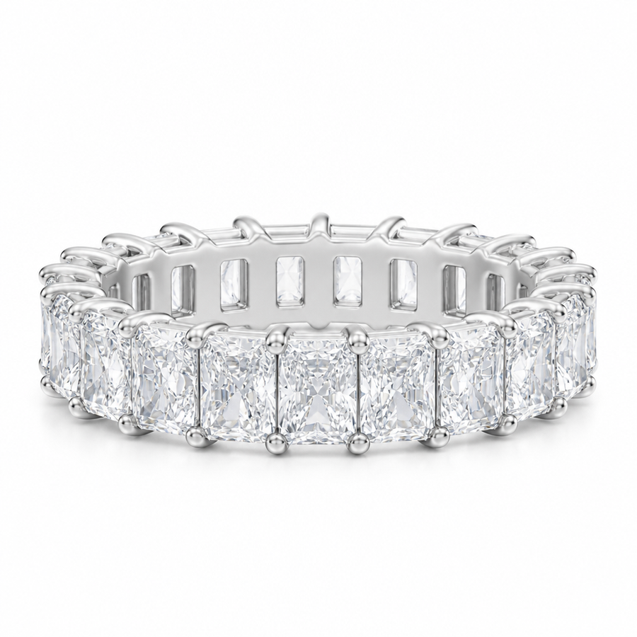Radiant Basket Eternity Band