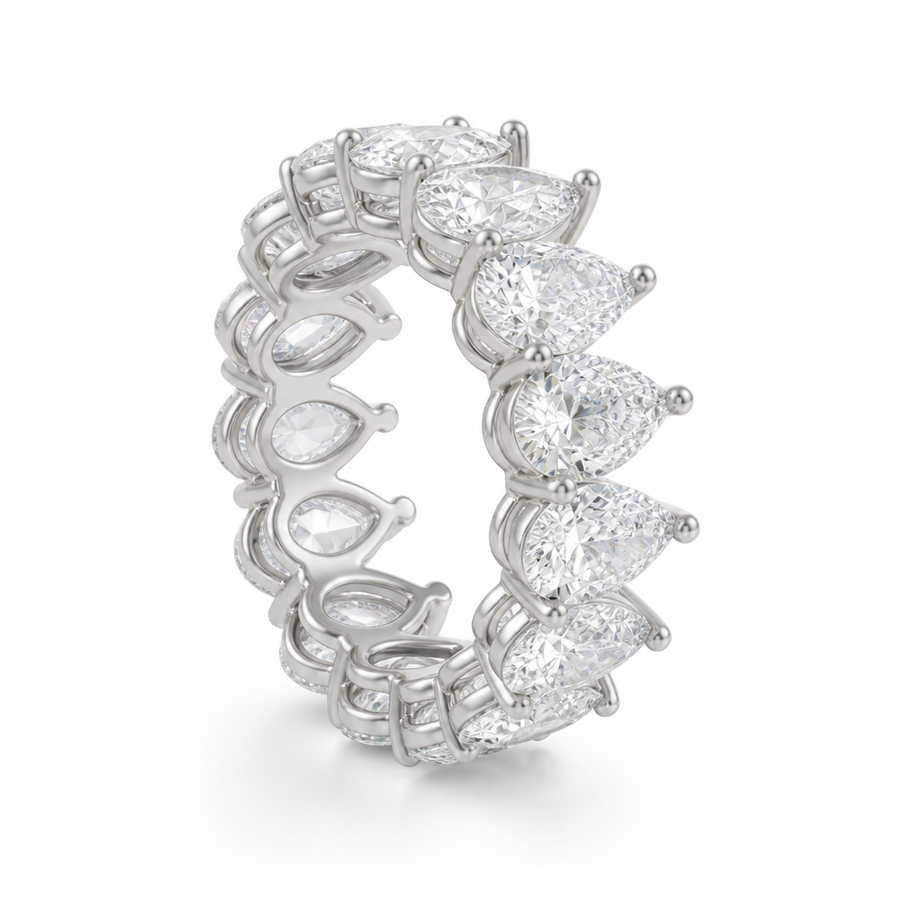 Pear Basket Eternity Band