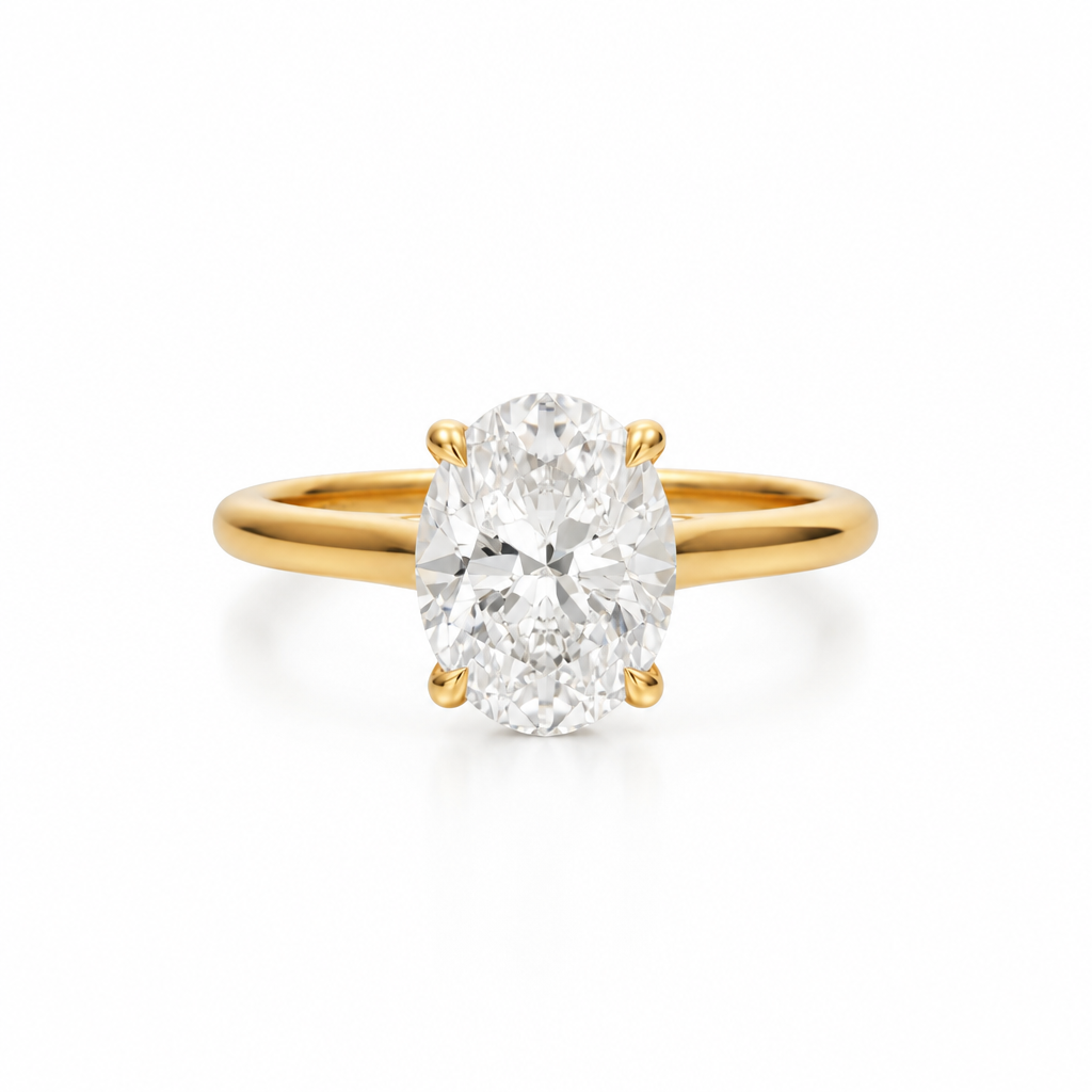 Oval Classic Cathedral Ring