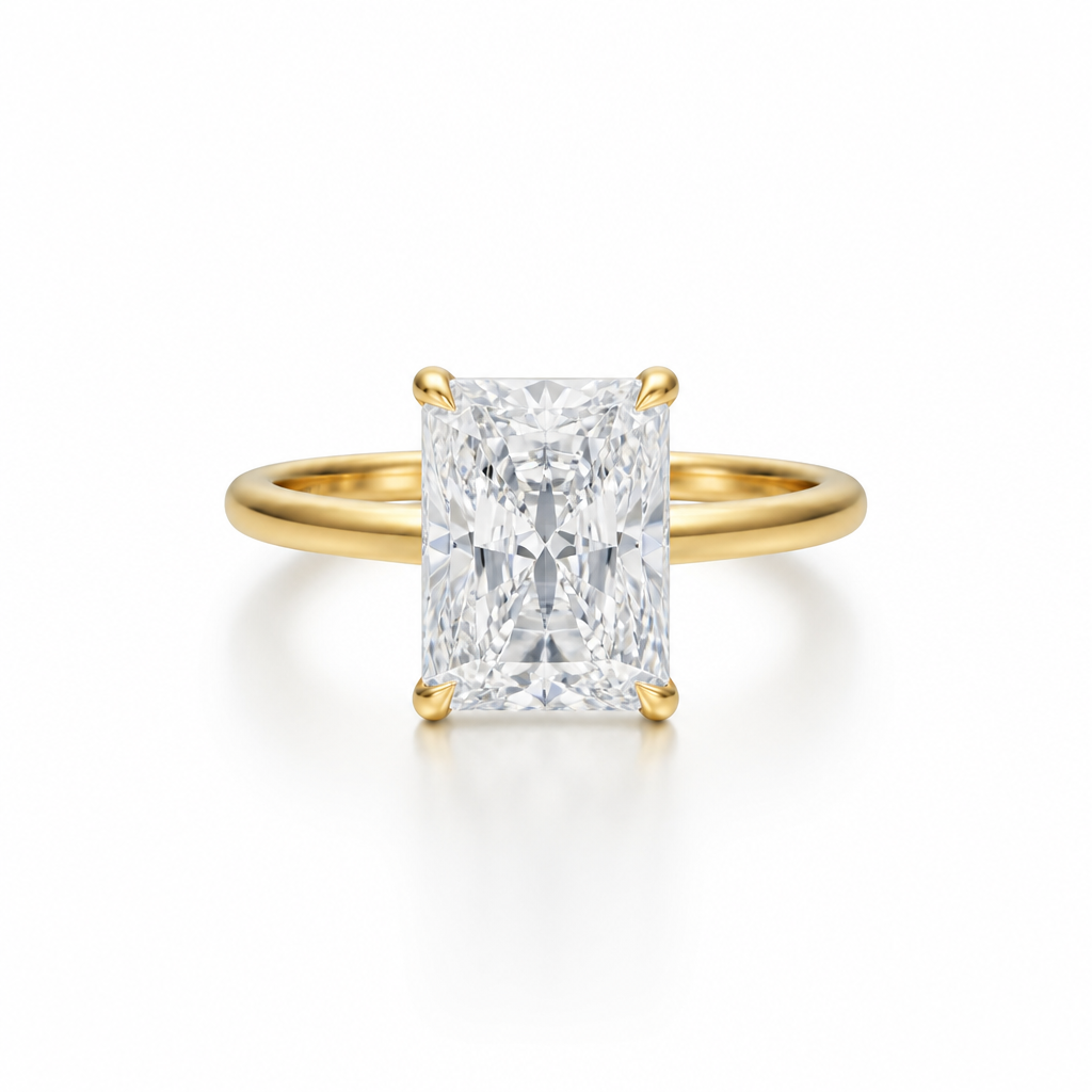 Radiant Classic Cathedral Ring