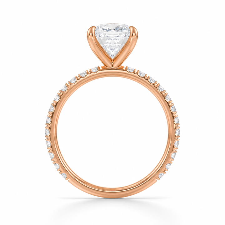 Cushion Modern Pave Ring