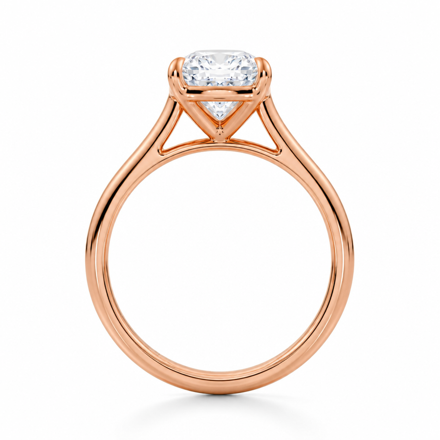 Cushion Classic Cathedral Ring