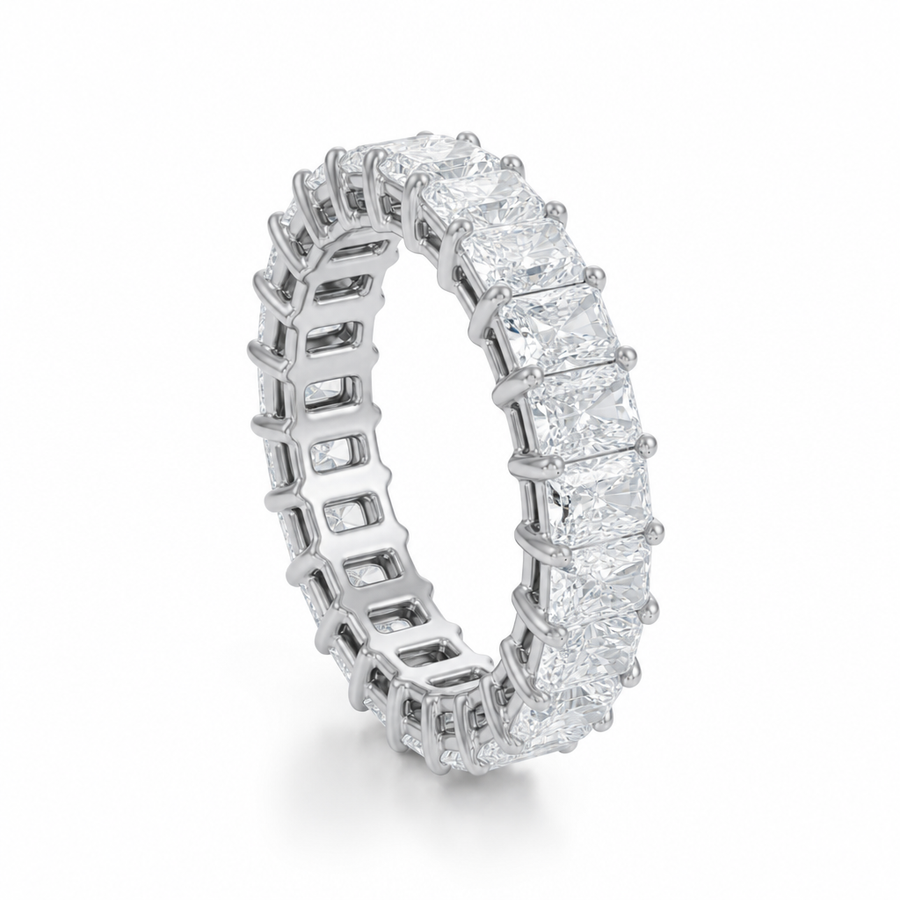Radiant Basket Eternity Band