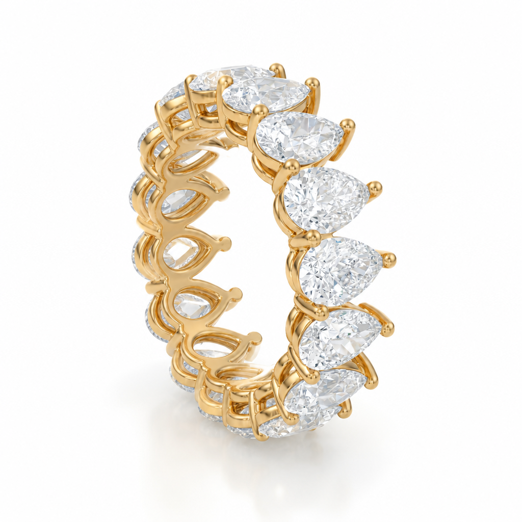 Pear Basket Eternity Band