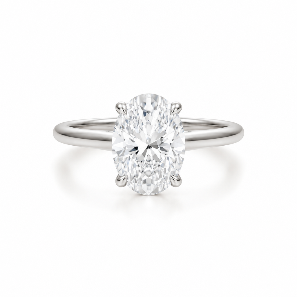 Oval Classic Cathedral Ring