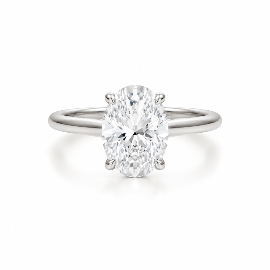 Oval Classic Cathedral Ring