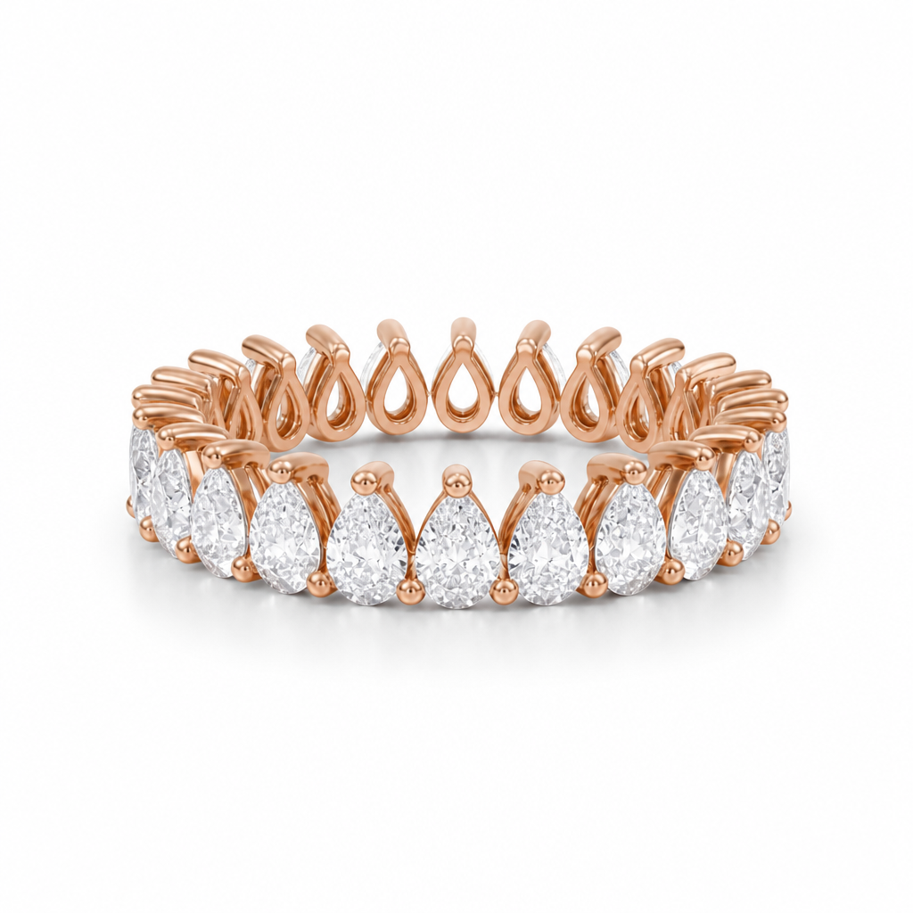 Pear Basket Eternity Band