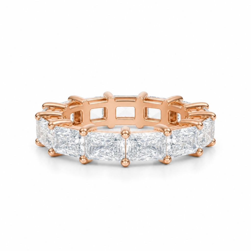 Horizontal Radiant Eternity Band