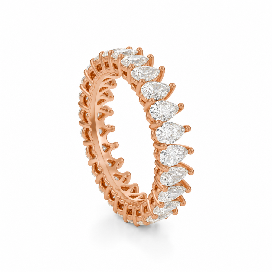 Pear Basket Eternity Band