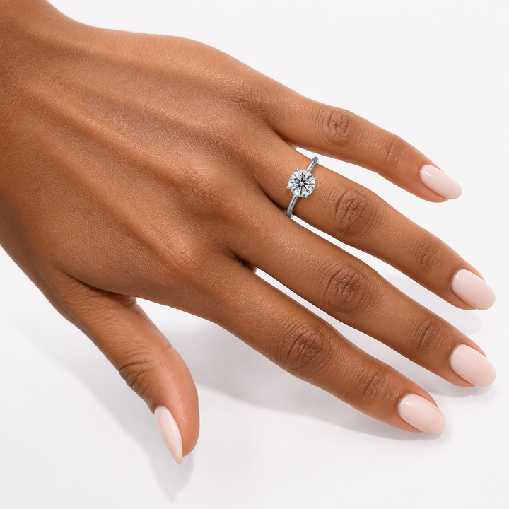 Round Classic Cathedral Ring