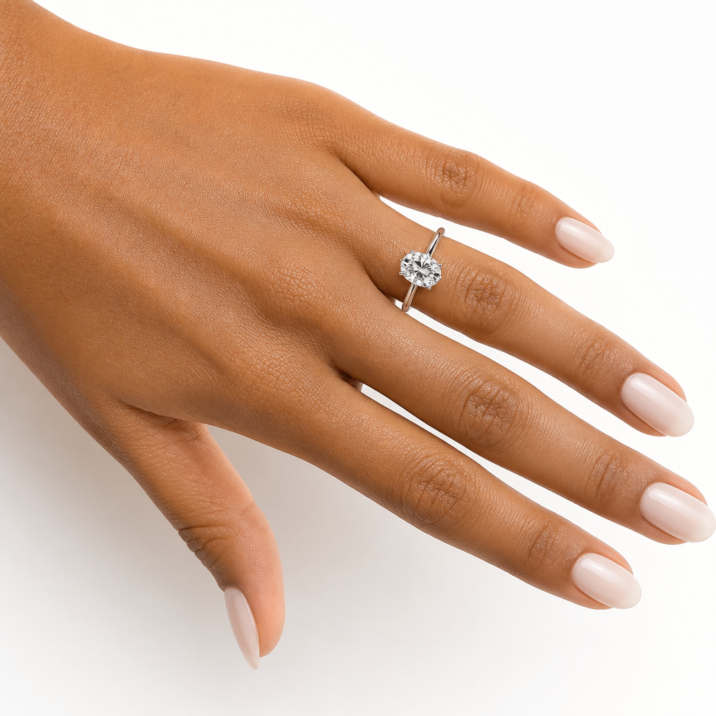 Oval Classic Cathedral Ring