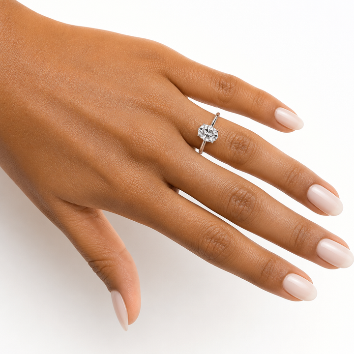 Oval Classic Cathedral Ring