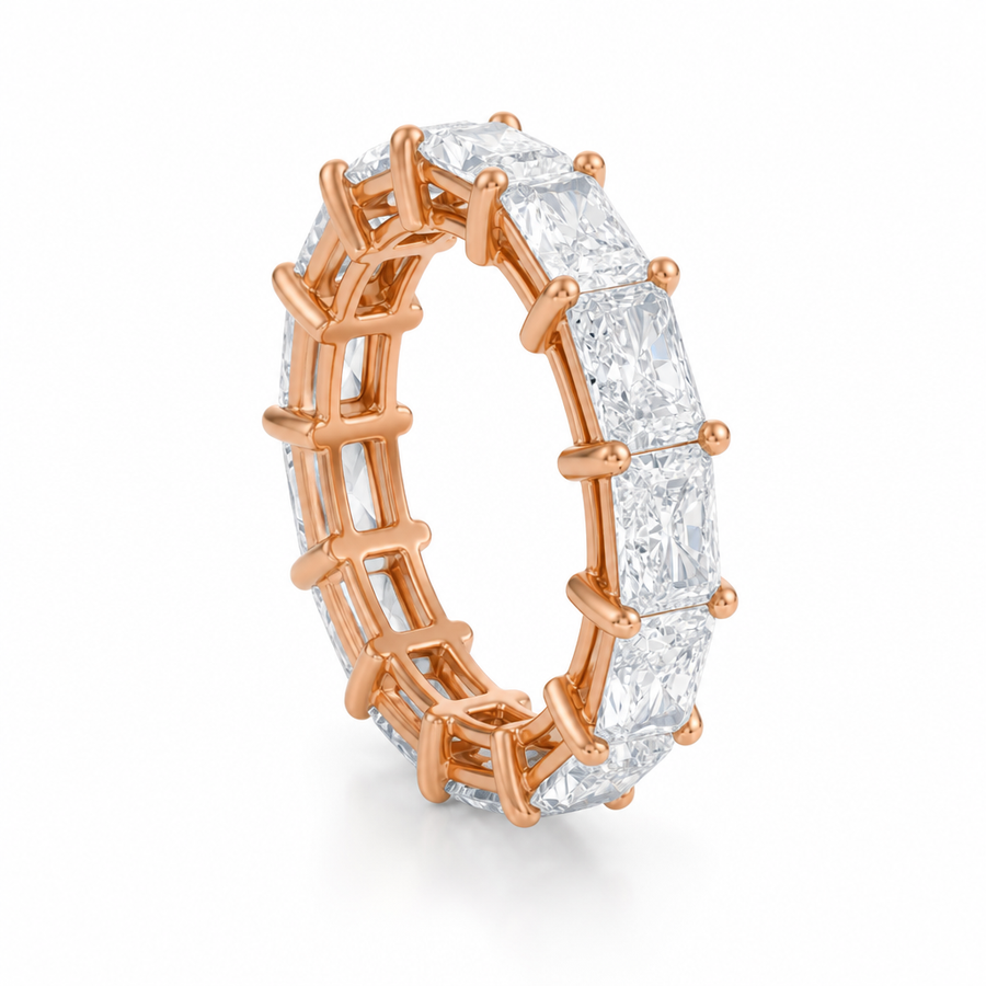 Horizontal Radiant Eternity Band