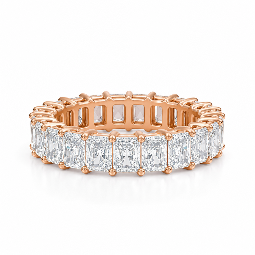 Radiant Basket Eternity Band
