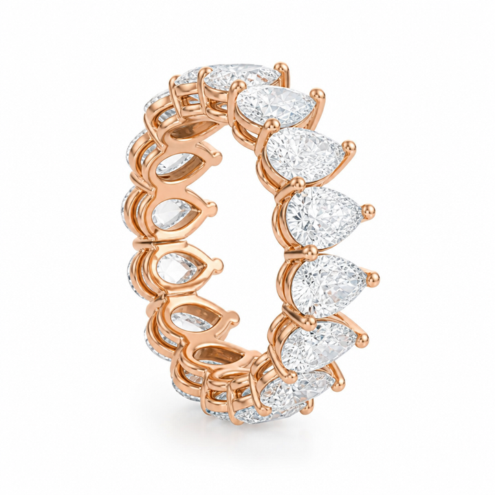 Pear Basket Eternity Band