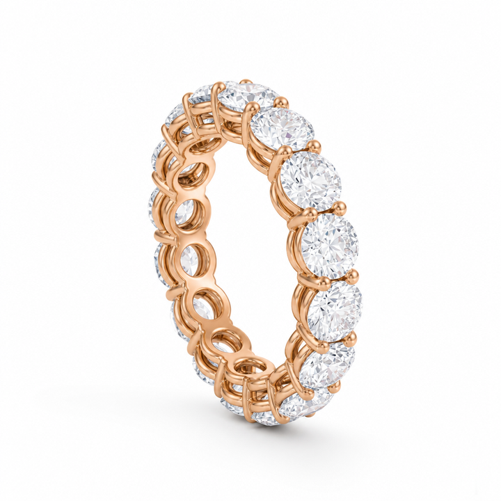 Round Basket Eternity Band
