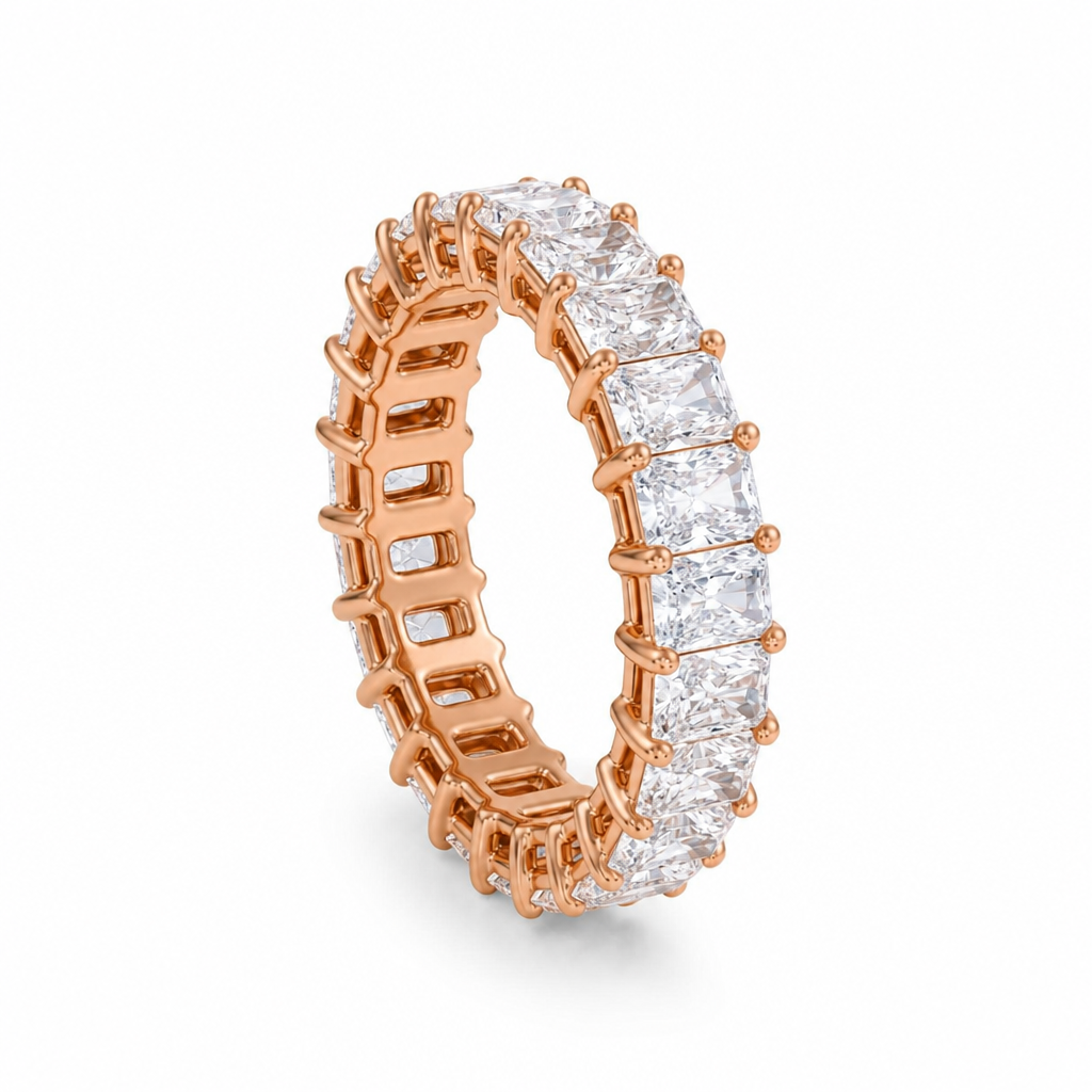Radiant Basket Eternity Band