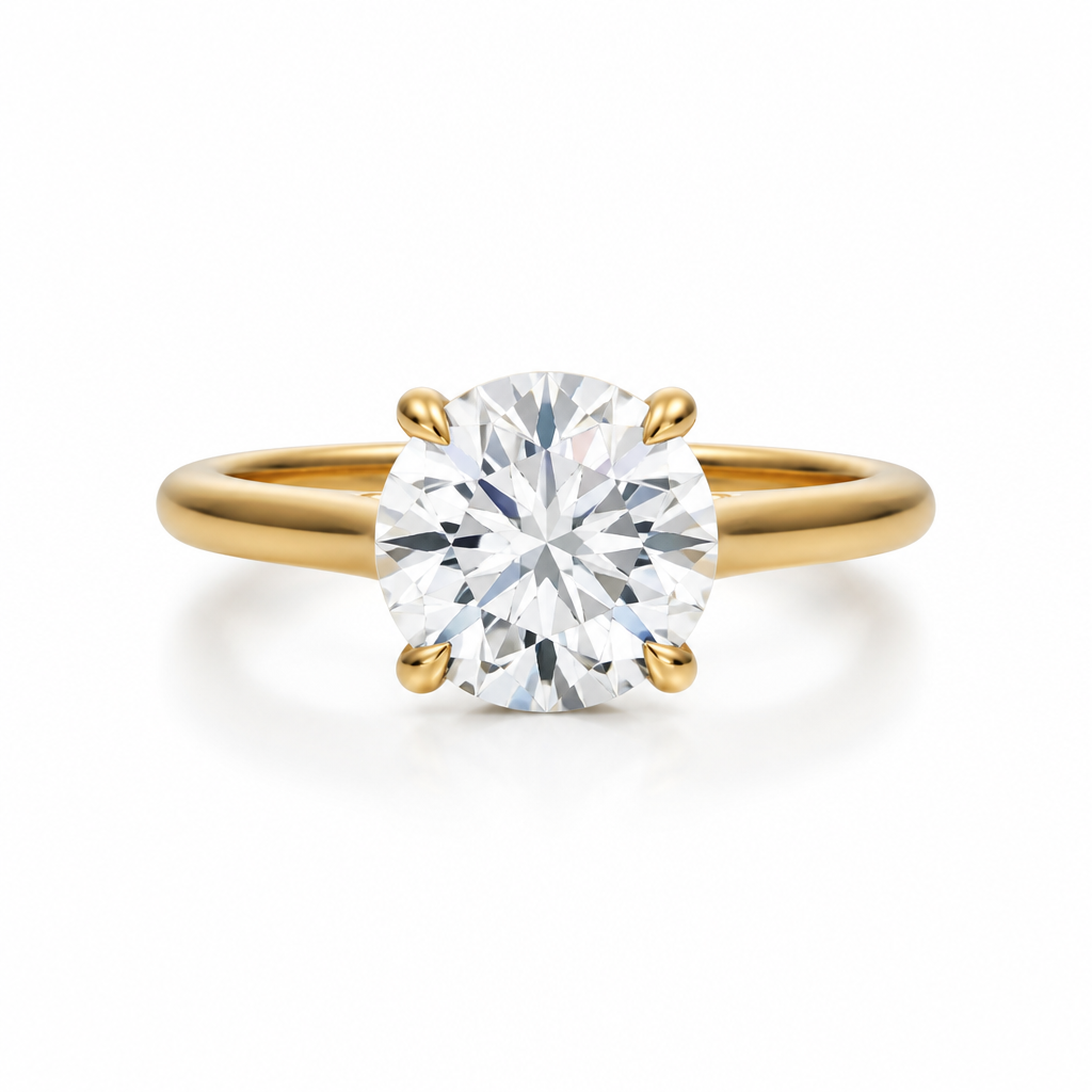 Round Classic Cathedral Ring