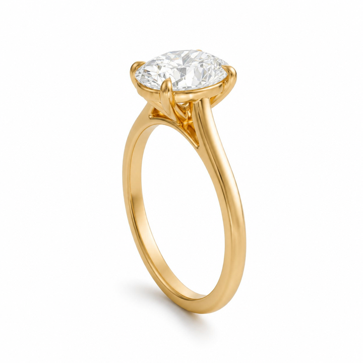 Oval Classic Cathedral Ring